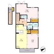 シュエット赤山 Ⅲの間取り画像