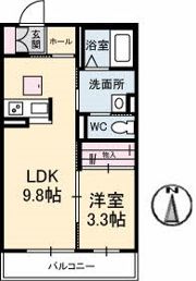 シャーメゾンシャトーの間取り画像