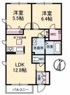 シャーメゾン右京の間取り画像