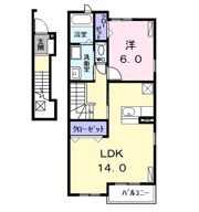 クレストール殿池の間取り画像