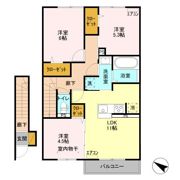 フォレヴィラージュ Bの間取り画像
