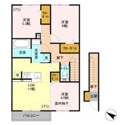 フォレヴィラージュ Bの間取り画像