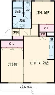 ゴールデンハイツの間取り画像