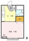 パークサイドハウス Aの間取り画像