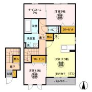 ルイナール Aの間取り画像
