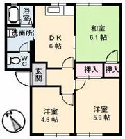 レーヴィンス東長府の間取り画像