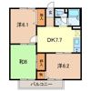 メゾンドネージュ8号館の間取り画像