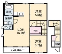 三井ヴィラの間取り画像