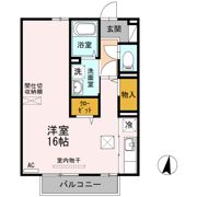 グリーンハイム B棟の間取り画像