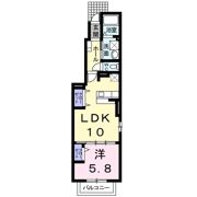 アパートメント ノイの間取り画像