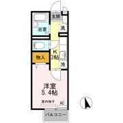 シャイン ルート 綾羅木の間取り画像