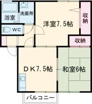 ハーフムーンの間取り画像