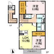 ステラ綾羅木の間取り画像