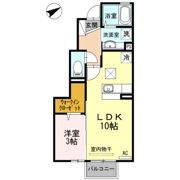 ヴィルセイン椋野 A棟の間取り画像