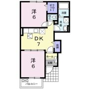 アニューJ Ⅱの間取り画像