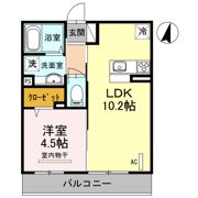 プリムヴェール 弐十壱番館の間取り画像