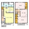 ホジョウテラス Bの間取り画像