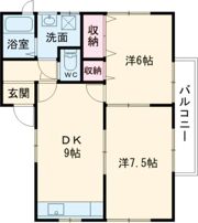 ハイツ宮の前の間取り画像