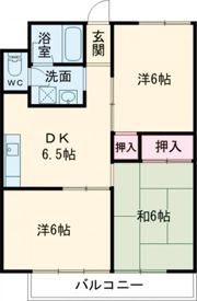 グリーンハイツ山の田の間取り画像