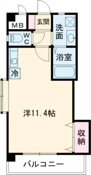 ペルソナ新下関の間取り画像