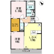 ブルースカイの間取り画像