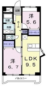 メゾン・アン・ソレイユⅢの間取り画像