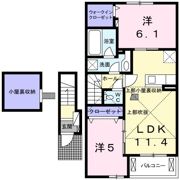 サイネリアⅠの間取り画像