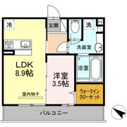 ヴィルセイン 潮彩 B棟の間取り画像
