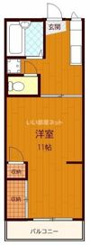 メゾン松月の間取り画像