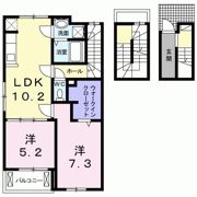 メゾン アンソレイユの間取り画像