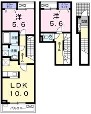 フレブリアン河辺の間取り画像