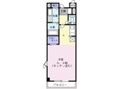 プラティーク東所沢Bの間取り画像
