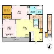 ルミナス松本の間取り画像