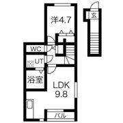 さくらSOUTHの間取り画像