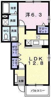 シャトレ・ブリアン壱番館の間取り画像