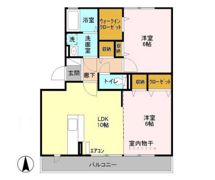 ラポールの間取り画像