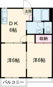 エスティーヌみよしの間取り画像