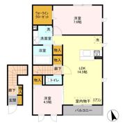 マーサ Ⅱの間取り画像