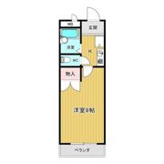あさけハイツの間取り画像