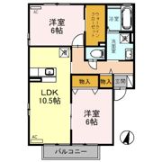 サンライズヒル Aの間取り画像
