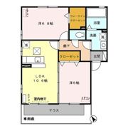 リビングタウン上野台 Dの間取り画像