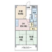 扶桑ハイツ2の間取り画像