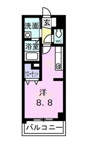 ヴィラ クリアブルックの間取り画像