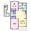 ソレア－ドAの間取り画像