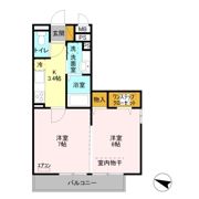 アプリコットガーデン Cの間取り画像