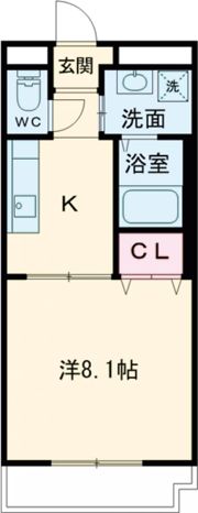 ラヴニールの間取り画像