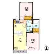 ラプルベール Aの間取り画像