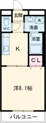 ラヴニールの間取り画像