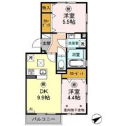 フリージアの間取り画像
