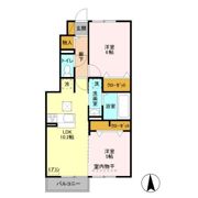 グリーンヒルズの間取り画像